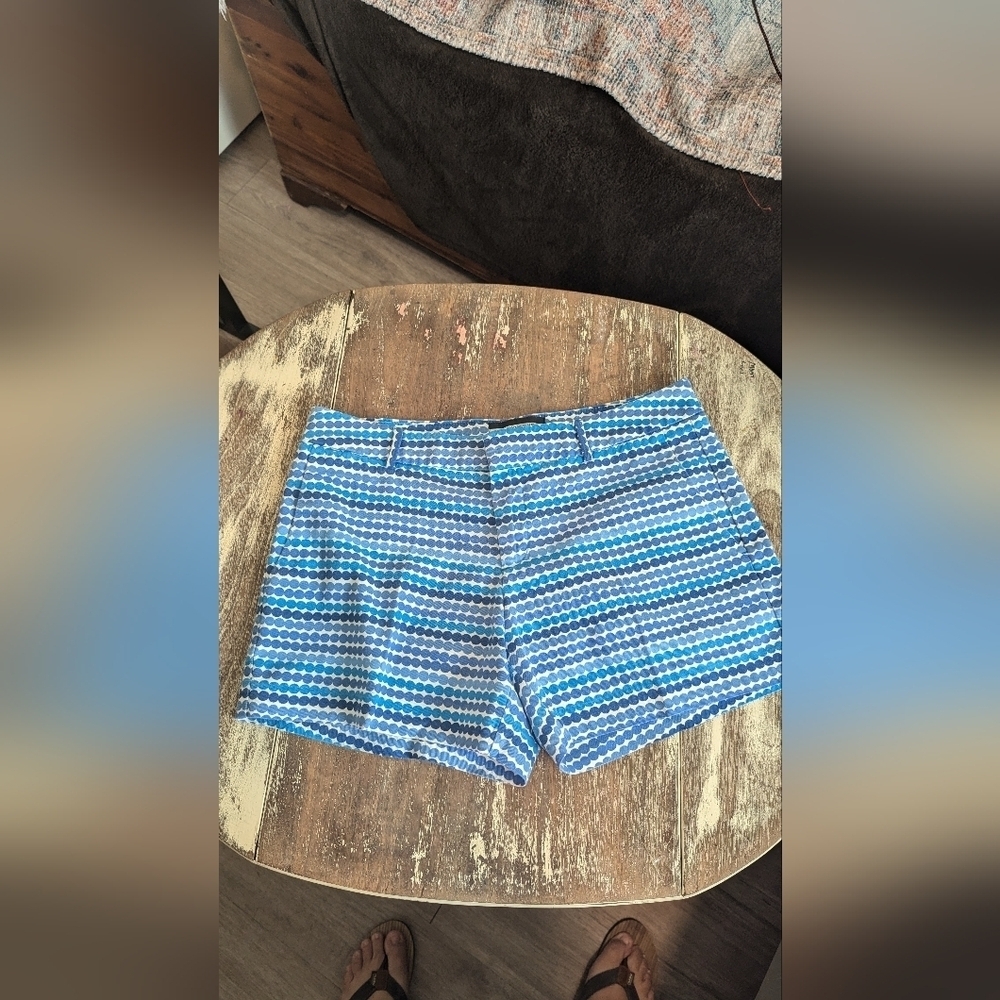Banana Republic Marimekko‎ Collection Blue Dot Print Shorts